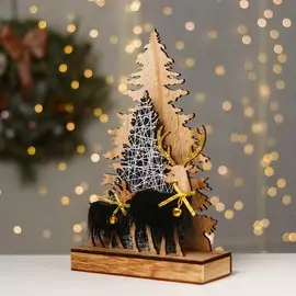 Новогодний декор с подсветкой