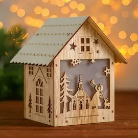 Новогодний декор с подсветкой