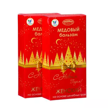 Новогодний медовый бальзам алтайский