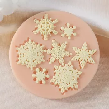 Новогодний молд силикон