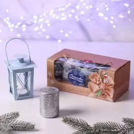 Cвеча столбик и фонарик