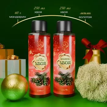 Новогодний подарочный набор косметики