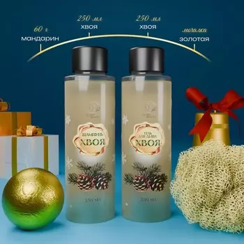 Новогодний подарочный набор косметики