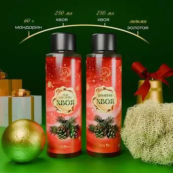 Новогодний подарочный набор косметики