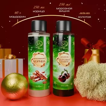 Новогодний подарочный набор косметики