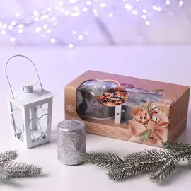 Cвеча столбик и фонарик