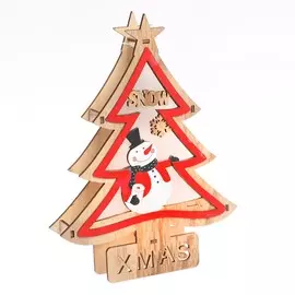 Новогодний световой декор настольный