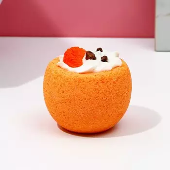 Бомбочка для ванны с гвоздикой и мандарином, 160 г, чистое счастье