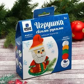 Новогодняя игрушка из массы для лепки