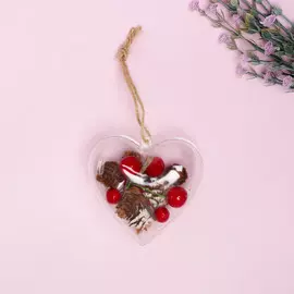 Новогодняя подвеска с природным декором