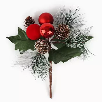 Ветка декоративная новогодняя, 171411 см