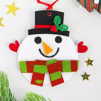 Ёлочная игрушка из фетра