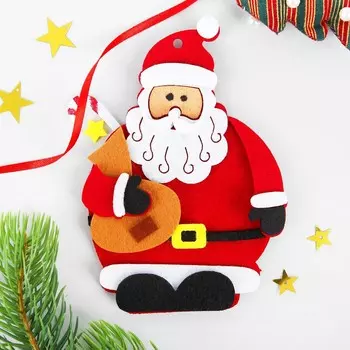 Ёлочная игрушка из фетра