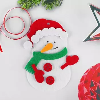 Ёлочная игрушка из фетра