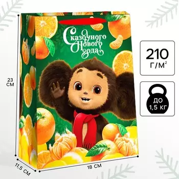 Пакет подарочный новогодний