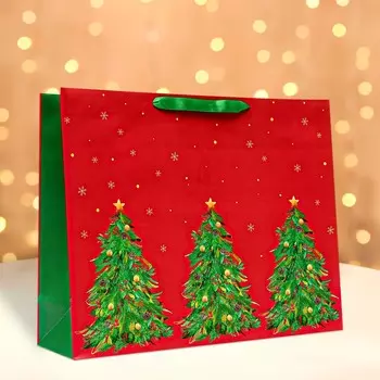 Пакет подарочный новогодний ламинированный