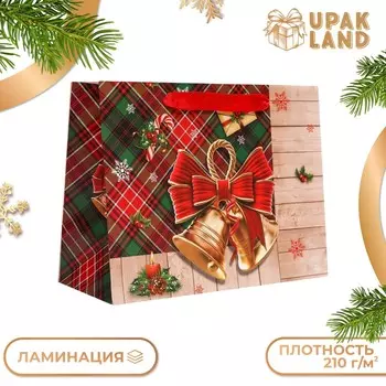 Пакет подарочный новогодний ламинированный
