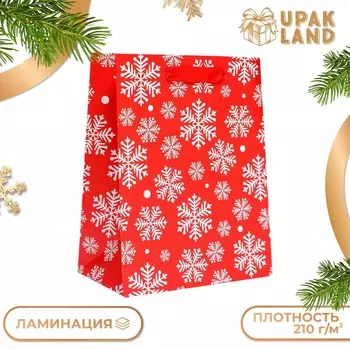 Новый год. пакет подарочный, ламинированный,