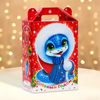Подарочная коробка новогодняя