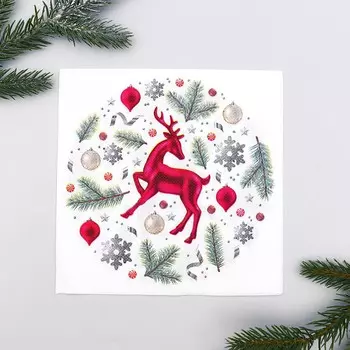 Салфетки новогодние бумажные