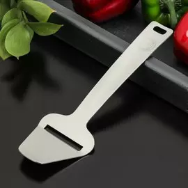 Нож для сыра доляна zero, нержавеющая сталь, цвет хромированный