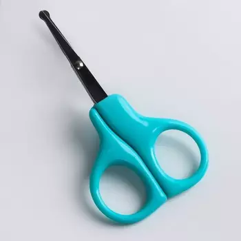 Ножницы детские безопасные, бирюзовые