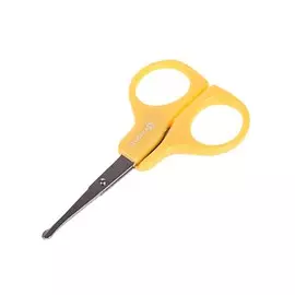 Ножницы детские маникюрные,от 0 мес., цвет жёлтый