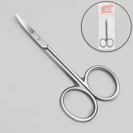 Ножницы маникюрные для кутикулы, загнутые, узкие, 9.3 см