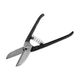 Ножницы по металлу лом, металлические рукоятки, прямой рез, 200 мм