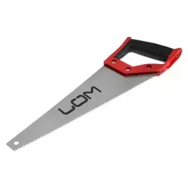 Ножовка по дереву лом, обрезиненная рукоятка, 7-8 tpi, 350 мм