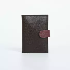 Обложка для автодокументов textura, цвет бордовый/коричневый