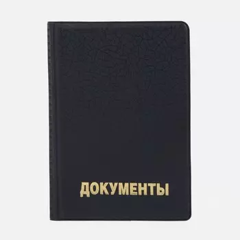 Обложка для автодокументов, цвет черный