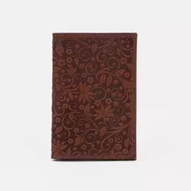 Обложка для автодокументов, цвет коричневый