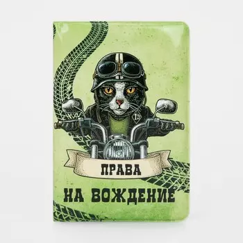 Обложка для автодокументов, цвет зеленый