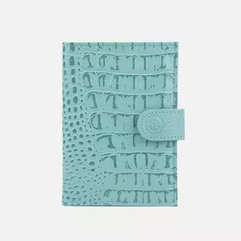 Обложка для автодокументов textura, цвет зеленый