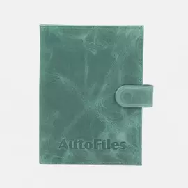 Обложка для автодокументов, цвет зелёный