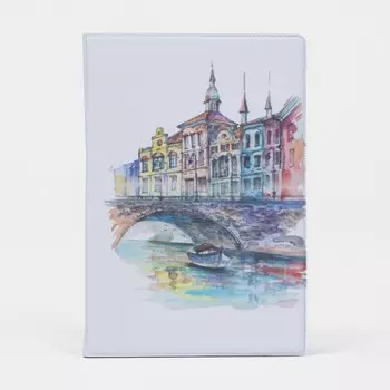 Обложка для паспорта, цвет белый