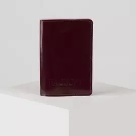 Обложка для паспорта textura, цвет бордовый