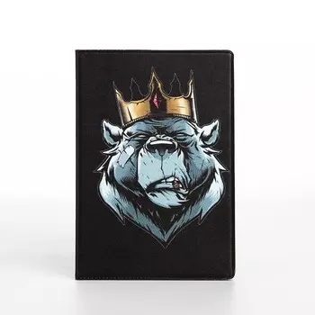 Обложка для паспорта, цвет черный