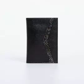 Обложка для паспорта, цвет чёрный