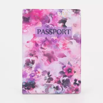 Обложка для паспорта, цвет розовый