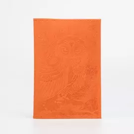 Обложка для паспорта, цвет рыжий,