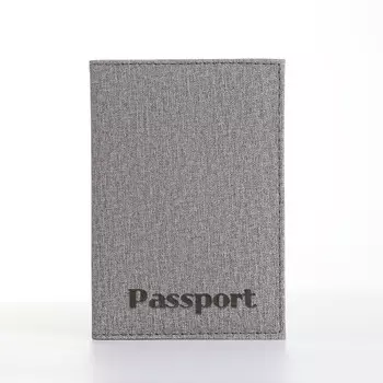 Обложка для паспорта, цвет серый