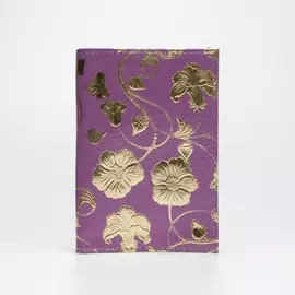 Обложка для паспорта, цвет сиреневый,
