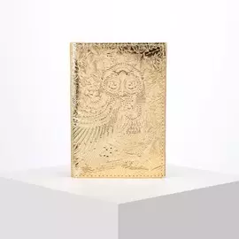 Обложка для паспорта, цвет золотой
