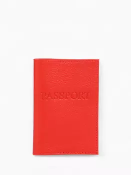 Обложка для паспорта, красная