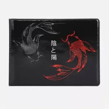 Обложка для студенческого билета, цвет черный