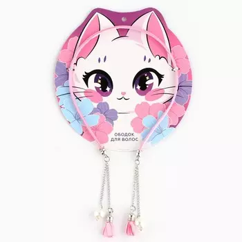 Ободок для волос с декоративными элементами