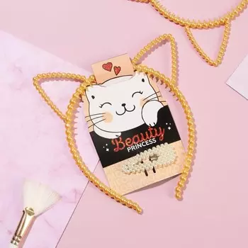 Ободок и заколка для волос