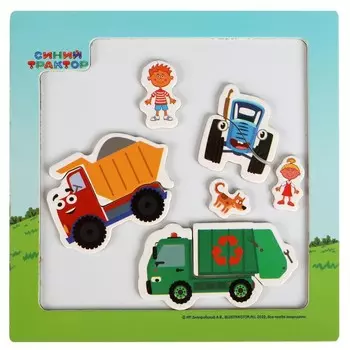 Обучающая игрушка до 3х лет Синий ТРАКТОР, Буратино STR01